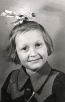 Franziska Smolka als Kindergartenkind in Moskau