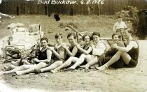 Rosa Rosenstein with her sisters and friends in Bad Buckow