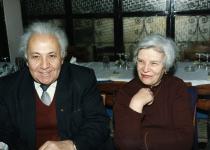 Leon Madzhar and his wife Suzana Madzhar in Israel