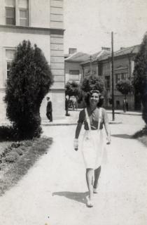 Sofi Danon-Moshe taking a walk