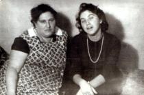Masha Zhak and her mother Dina Kitt
