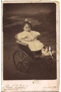 Loucie Angel as a small child