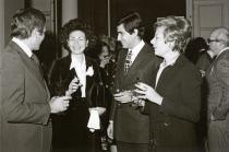Inci Modiano at OBE ceremony celebration for her husband