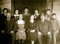 Helen Klein and Jozsef Friedmann with their families
