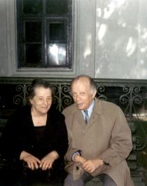 Larissa Khusid's mother Maria and uncle Elgar (Iliozar)  Ortenberg