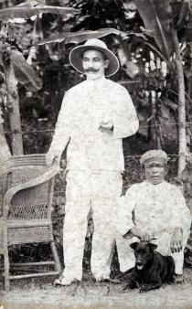 Marika Krpez's cousin Herman Deutsch on the island of Java