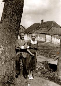 Wilhelm und Johanna Schischa im Ghetto Opole in Polen