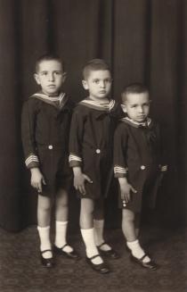 A Lõrincz testvérek: Ernõ, András és Pál