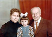 Samuel and Nina Sukhenko with granddaughter Lena