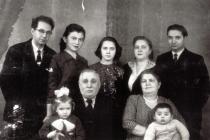 Dora Slobodianskaya with her family