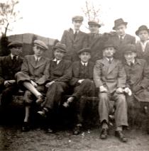 Ernest Galpert with his Jewish schoolmates