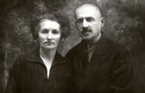 Evgenia Shapiro's grandparents Fania and Yuri Gershenovich