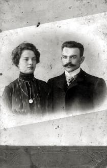 Evgenia Shapiro's grandparents Nehama and Isaac Shapiro