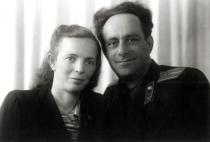 Evgenia Shapiro's aunt Rebecca Rudnitskaya with her husband Vladimir Rudnitskiy