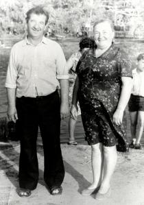 Lev Mistetskiy with his wife Galina Mistetskaya