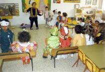 Paulina Pankowska in a Purim Spiel at her kindergarten