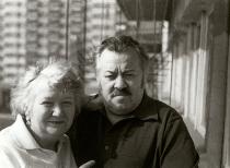 Leon Solowiejczyk with his first wife Janina Solowiejczyk
