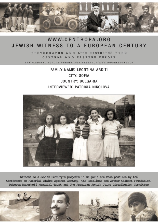 Centropa ebook: Leontina Arditi