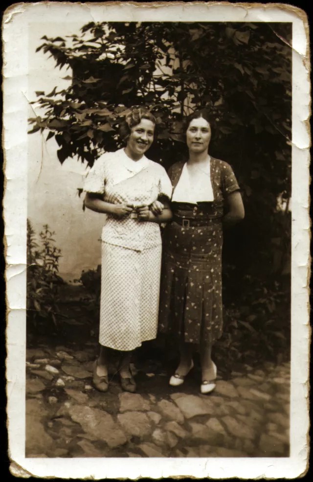 Panni Koltai and Rozsi Schwarz