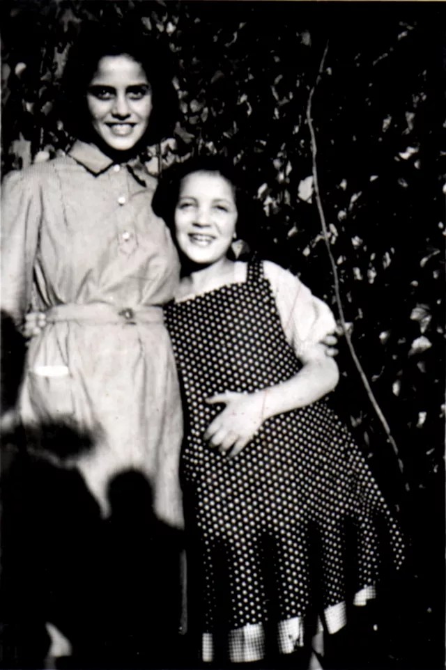 Margo Lovith with her sister Evi