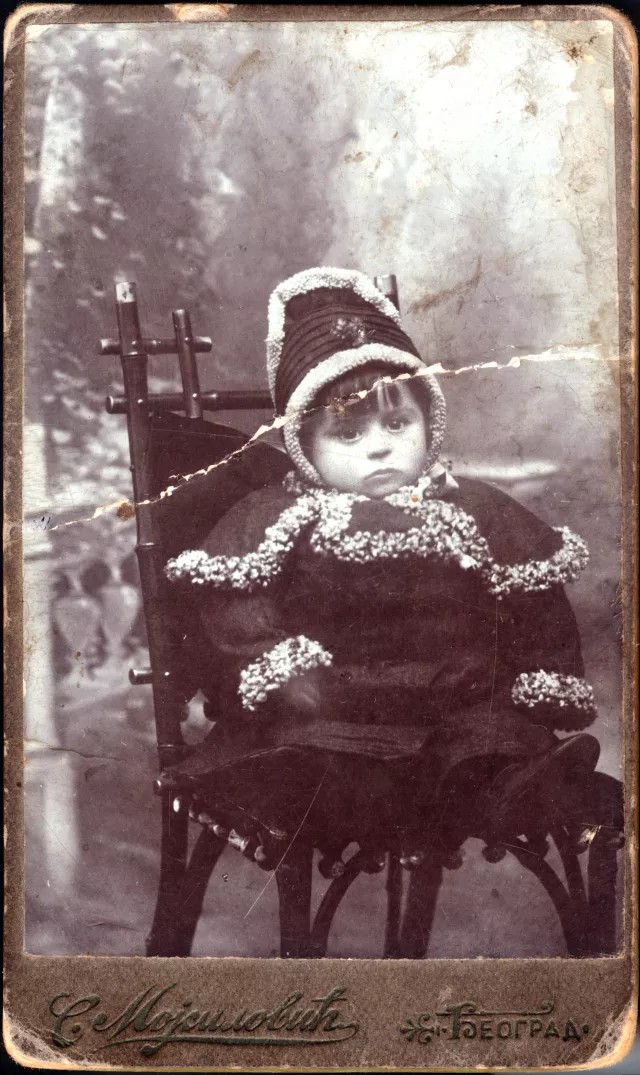 Avram Kalef as a young boy