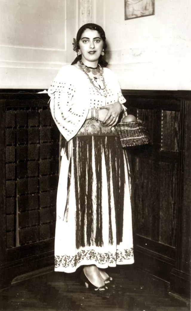Regina Eskenazi dressed up for Purim