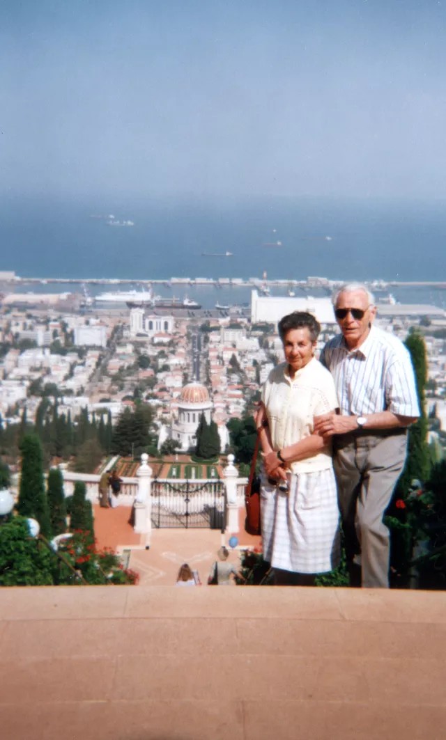Tilda  Galpert with her husband Ernest Galpert