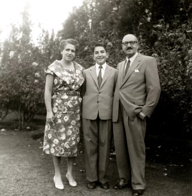 Luise, Manfred und Michael Papo