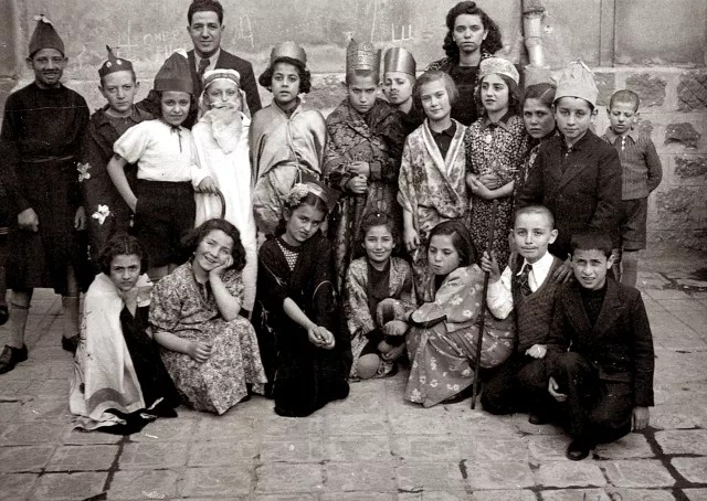 A Purim celebration of Matilda Albuhaire's class