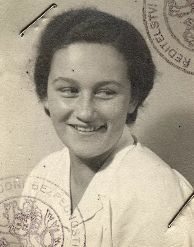 Anna Mrazkova after the war