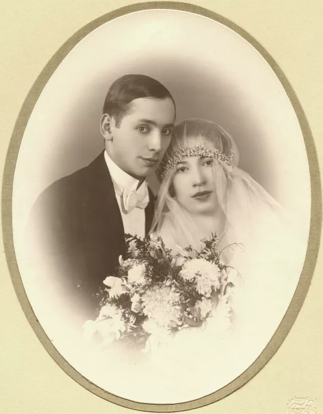 Emil Synek and Marie Synkova's wedding photo
