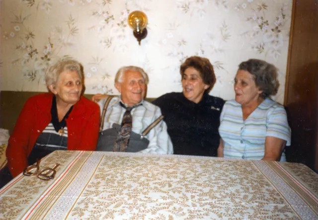 Agi Sofferova with her husband's sisters in Vienna