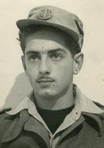 Erwin Landau als Soldat der israelischen Armee