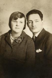 Hermann Landau mit seiner Frau Lilli zu Besuch in Wien