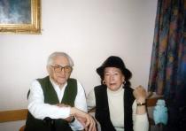 Gertrude Kritzer und ihr Bruder Ignatz Blum