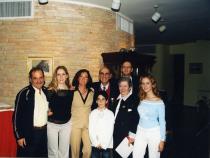 Leo Luster mit Familie in der österreichischen Botschaft