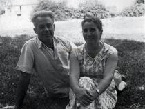 Lazar Aroyo with his wife Rosa Aroyo