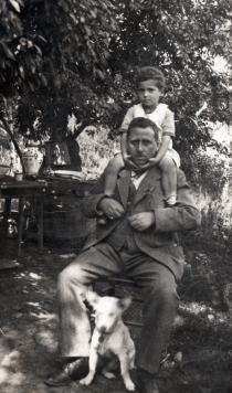 David Elazarov with his father Solomon Elazar
