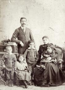 Haim Navon and his family
