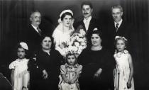 Wedding picture of the daughter of Leon Madzhar's aunt Buka Sabitay