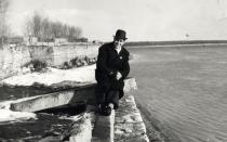Mayer Rafael Alhalel on the Danube coast