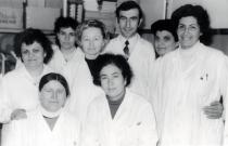 Matilda Israel with colleagues