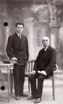 Salvator Israel with his father Marko Israel