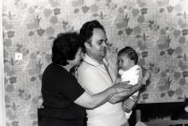 Mimi-Matilda and Tsvetan Petkov with their grandson Ognyan