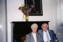 Roza and Leon Anzhel at their 60th wedding anniversary