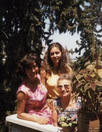 Rosa Kolevska with her daugther Bisserka Kolevska and her aunt Blanka Aroyo