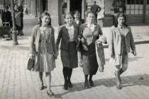 Sonya Lazarova, her friend Victoria, her mother Berta and sister Zivi