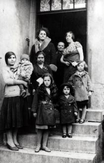 Ester Bohoracheva with her family