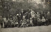 Yakov Yako in the first grade in the Jewish school
