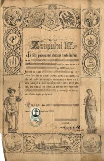 Jakub Fischer's certificate of apprenticeship